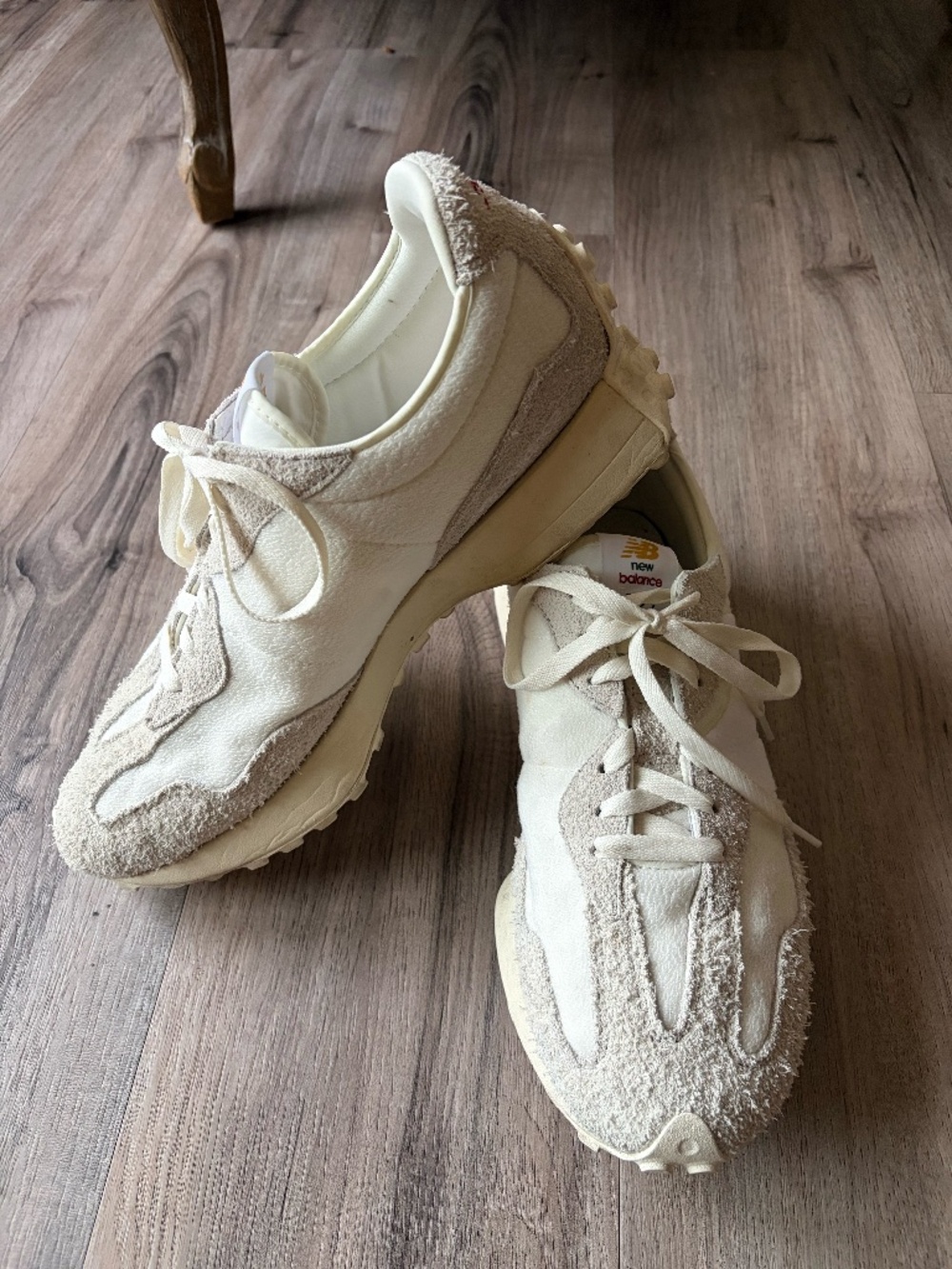 New Balance 327 Sneakers Cream Off-White Neutral Low Top Shoes